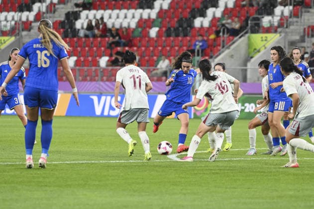 IPA88604261 - Giada Pellegrino Cimo (ITA) during the Round of 16 match at the FIFA U-20 Women s World Cup between Italy and China PR, in Sosnowiec, Poland, on September 16, 2026  Copyright: xMichalxDubiel IPAxSportx xx IPA88604261
