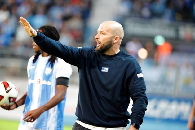 CFC vs. SV Babelsberg 03, September 16, 2026, Chemnitz, eins Stadium on Gellertstrasse, Sports, Soccer, Northeast Regional League 2026–2027, Matchday 9, CFC, CFC vs. SV Babelsberg 03, Babelsberg coach Michael Braune, Chemnitz, Saxony, Germany
