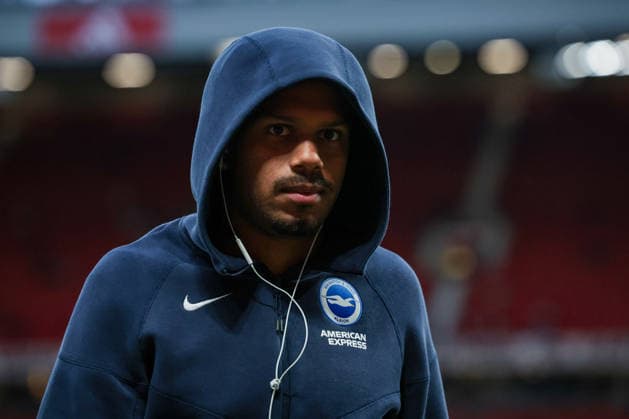 Carabao Cup round 3 Manchester United, ManU v Brighton & Hove Albion Georginio Rutter of Brighton & Hove Albion arrives at the stadium prior to kick off during the Carabao Cup round 3 match Manchester United vs Brighton & Hove Albion at Old Trafford, Manchester, United Kingdom on 16 September 2026 (Photo by Mark Cosgrove News Images) Manchester Old Trafford Greater Manchester United Kingdom Copyright: xMarkxCosgrove NewsxImagesx