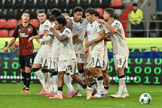 3rd Division FC Ingolstadt vs. TSG 1899 Hoffenheim II, September 16, 2026, INGOLSTADT, GERMANY September 16 The visiting fans celebrate after Yasin ZOR of TSG Hoffenheim II 10 scored the 1–1 goal during the 3. Liga match between FC Ingolstadt and TSG Hoffenheim’s second team on Matchday 6 at the Audi Sportpark Copyright: xBEAUTIFULxSPORTS Goldbergx