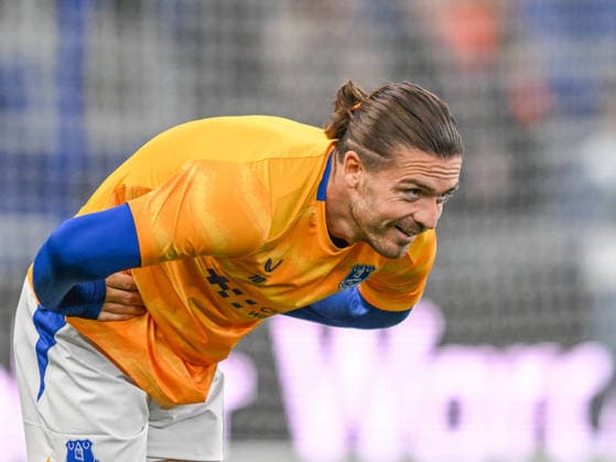 Everton v Wolverhampton Wanderers Carabao Cup Jack Glealish of Everton warming up before the Carabao Cup Third Round match at the Hill Dickinson Stadium, Liverpool 16 09 2026 UK Newspapers OUT Copyright: xKarlxVallantinex FIL-23952-0014