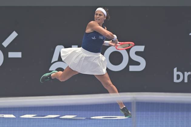 Villa Lobos Park, Sao Paulo (SP), 09 16 2026 - SPORTS SP OPEN: CAROLINA ALVES (BRA) x SUZAN LAMENS (HOL) - Player Suzan Lamens (HOL), during a match against Carolina Alves (BRA), valid for the first round of the SP Open WTA, Tennis Damen 250, held at Villa Lobos Park, in Sao Paulo, on the morning of this Wednesday, 16 (Photo: Eduardo Carmim Photo Premium SPP) 30930 (Eduardo Carmim SPP) Copyright: xEduardoxCarmimx xSPPx spp-en-EdCa-eduardo_carmim_photo_premium_507357