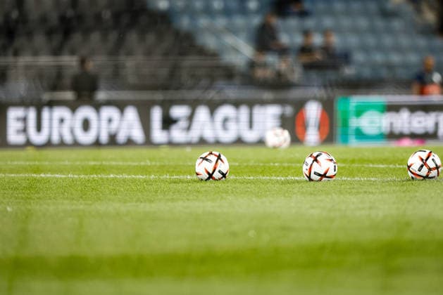 SOCCER - UEFA EL, Sturm vs Rennais GRAZ,AUSTRIA,16.SEP.26 - SOCCER - UEFA Europa League, Sturm Graz vs Stade Rennais FC. Image shows a feature of footballs.  GEPAxpictures xJamesxDoak