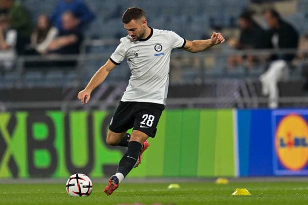 SOCCER - UEFA EL, Sturm vs Rennais GRAZ,AUSTRIA,16.SEP.26 - SOCCER - UEFA Europa League, Sturm Graz vs Stade Rennais FC. Image shows Juergen Heil (Sturm) during warm-up.  GEPAxpictures xAvnixRetkoceri