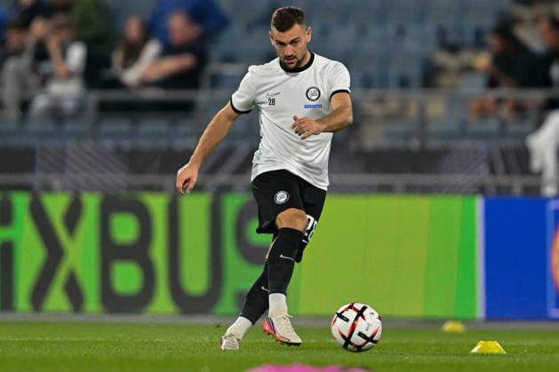 SOCCER - UEFA EL, Sturm vs Rennais GRAZ,AUSTRIA,16.SEP.26 - SOCCER - UEFA Europa League, Sturm Graz vs Stade Rennais FC. Image shows Juergen Heil (Sturm) during warm-up.  GEPAxpictures xAvnixRetkoceri