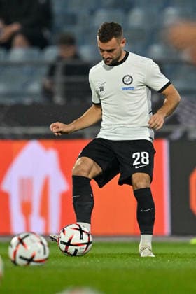 SOCCER - UEFA EL, Sturm vs Rennais GRAZ,AUSTRIA,16.SEP.26 - SOCCER - UEFA Europa League, Sturm Graz vs Stade Rennais FC. Image shows Juergen Heil (Sturm) during warm-up.  GEPAxpictures xAvnixRetkoceri