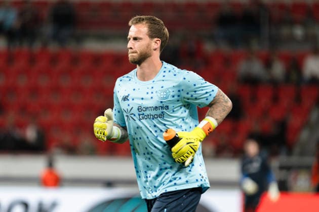 2026–2027 UEFA Europa League, Bayer 04 Leverkusen vs. NK Celje, Matchday 1, Wednesday, September 16, 2026, BayArena, North Rhine-Westphalia, Germany, Mark Flekken Copyright: xCelinaxLeiersx