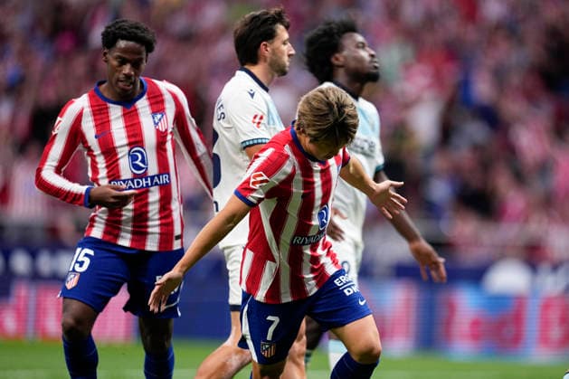 September 16, 2026, Madrid, Madrid, Spain: Kang-in Lee of Atletico de Madrid celebrates after scoring his team s second goal during the Spanish League, LaLiga EA Sports, football match played between Atletico de Madrid and CA Osasuna at Riyadh Air Metropolitano stadium on September 16, 2026, in Madrid, Spain. Madrid Spain - ZUMAa181 20260916_zaa_a181_086 Copyright: xOscarxJ.xBarrosox