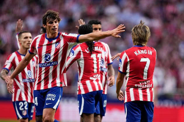 September 16, 2026, Madrid, Madrid, Spain: Kang-in Lee of Atletico de Madrid celebrates after scoring his team s second goal during the Spanish League, LaLiga EA Sports, football match played between Atletico de Madrid and CA Osasuna at Riyadh Air Metropolitano stadium on September 16, 2026, in Madrid, Spain. Madrid Spain - ZUMAa181 20260916_zaa_a181_094 Copyright: xOscarxJ.xBarrosox