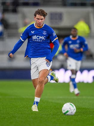 Everton v Wolverhampton Wanderers Carabao Cup Tyler Dibling of Everton during the Carabao Cup Third Round match at the Hill Dickinson Stadium, Liverpool 16 09 2026 UK Newspapers OUT Copyright: xKarlxVallantinex FIL-23952-0019