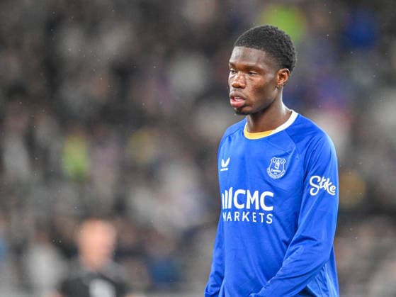 Everton v Wolverhampton Wanderers Carabao Cup Thierno Barry of Everton during the Carabao Cup Third Round match at the Hill Dickinson Stadium, Liverpool 16 09 2026 UK Newspapers OUT Copyright: xKarlxVallantinex FIL-23952-0024