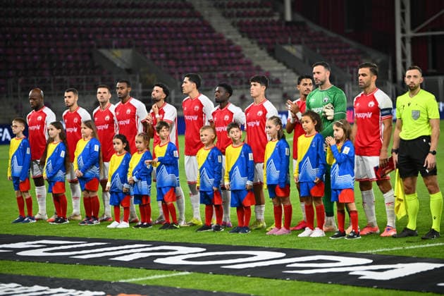UEFA Europa League: Hapoel Beer-Sheva FC and GNK Dinamo Hapoel Beer Sheva fans react during the UEFA Europa League game between Hapoel Beer-Sheva FC and GNK Dinamo, Giulesti Stadium in Bucharest, Romania, 16 September 2026. Alex Nicodim Imago Images Copyright: xx