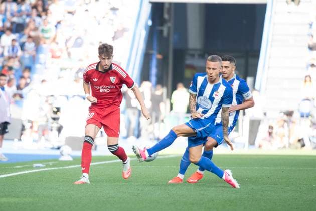 Spanish La Liga EA Sports soccer match Deportivo La Coruna vs Sevilla FC played at Abanca-Riazor Stadium, La Coruna, Galicia on September 16, 2026 in Spain 900 Cordon Press  900 CordonxPress LOF - Deportivo vs Sevilla