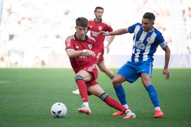 Spanish La Liga EA Sports soccer match Deportivo La Coruna vs Sevilla FC played at Abanca-Riazor Stadium, La Coruna, Galicia on September 16, 2026 in Spain 900 Cordon Press  900 CordonxPress LOF - Deportivo vs Sevilla