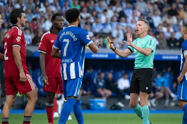 Spanish La Liga EA Sports soccer match Deportivo La Coruna vs Sevilla FC played at Abanca-Riazor Stadium, La Coruna, Galicia on September 16, 2026 in Spain 900 Cordon Press  900 CordonxPress LOF - Deportivo vs Sevilla