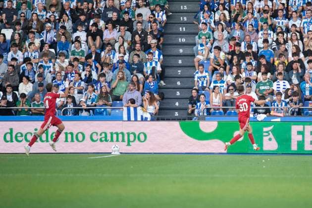 Spanish La Liga EA Sports soccer match Deportivo La Coruna vs Sevilla FC played at Abanca-Riazor Stadium, La Coruna, Galicia on September 16, 2026 in Spain 900 Cordon Press  900 CordonxPress LOF - Deportivo vs Sevilla