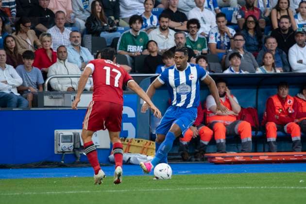 Spanish La Liga EA Sports soccer match Deportivo La Coruna vs Sevilla FC played at Abanca-Riazor Stadium, La Coruna, Galicia on September 16, 2026 in Spain 900 Cordon Press  900 CordonxPress LOF - Deportivo vs Sevilla