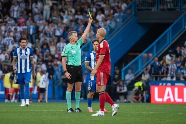 Spanish La Liga EA Sports soccer match Deportivo La Coruna vs Sevilla FC played at Abanca-Riazor Stadium, La Coruna, Galicia on September 16, 2026 in Spain 900 Cordon Press  900 CordonxPress LOF - Deportivo vs Sevilla