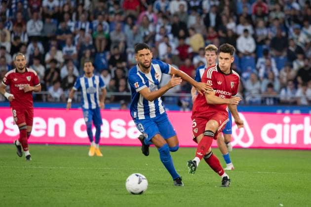 Spanish La Liga EA Sports soccer match Deportivo La Coruna vs Sevilla FC played at Abanca-Riazor Stadium, La Coruna, Galicia on September 16, 2026 in Spain 900 Cordon Press  900 CordonxPress LOF - Deportivo vs Sevilla