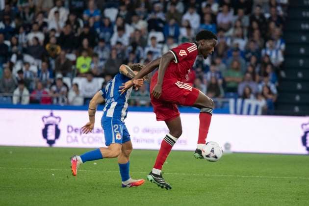 Spanish La Liga EA Sports soccer match Deportivo La Coruna vs Sevilla FC played at Abanca-Riazor Stadium, La Coruna, Galicia on September 16, 2026 in Spain 900 Cordon Press  900 CordonxPress LOF - Deportivo vs Sevilla