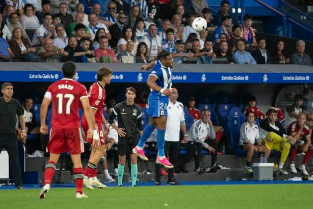 Spanish La Liga EA Sports soccer match Deportivo La Coruna vs Sevilla FC played at Abanca-Riazor Stadium, La Coruna, Galicia on September 16, 2026 in Spain 900 Cordon Press  900 CordonxPress LOF - Deportivo vs Sevilla