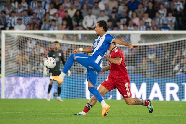 Spanish La Liga EA Sports soccer match Deportivo La Coruna vs Sevilla FC played at Abanca-Riazor Stadium, La Coruna, Galicia on September 16, 2026 in Spain 900 Cordon Press  900 CordonxPress LOF - Deportivo vs Sevilla