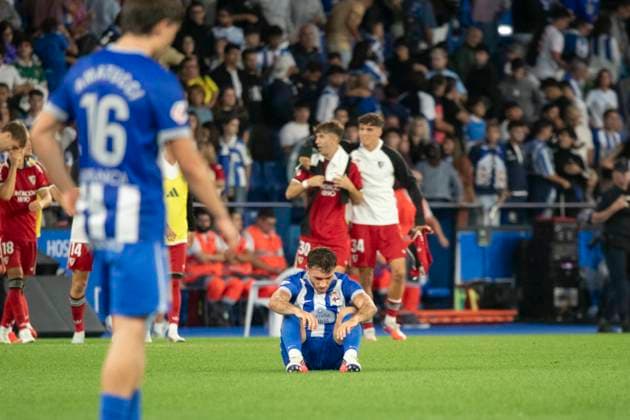 Spanish La Liga EA Sports soccer match Deportivo La Coruna vs Sevilla FC played at Abanca-Riazor Stadium, La Coruna, Galicia on September 16, 2026 in Spain 900 Cordon Press  900 CordonxPress LOF - Deportivo vs Sevilla