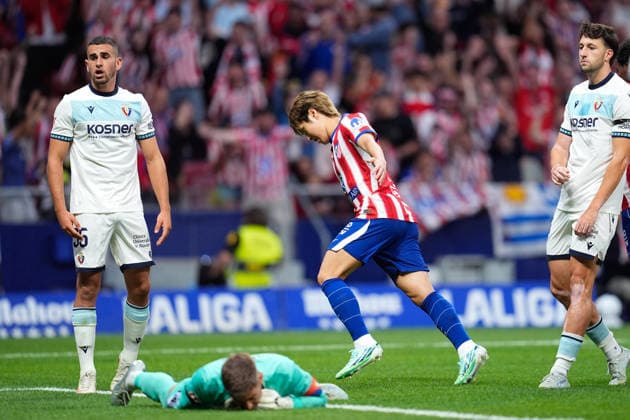September 16, 2026, Madrid, Madrid, Spain: Kang-in Lee of Atletico de Madrid celebrates after scoring his team s second goal during the Spanish League, LaLiga EA Sports, football match played between Atletico de Madrid and CA Osasuna at Riyadh Air Metropolitano stadium on September 16, 2026, in Madrid, Spain. Madrid Spain - ZUMAa181 20260916_zaa_a181_155 Copyright: xDennisxAgyemanx