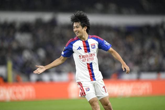 RSC Anderlecht v Olympique Lyon - UEFA Europa League ANDERLECHT, BELGIUM - SEPTEMBER 16 : Nakamura Keito forward of Olympique Lyonnais celebrating scoring a goal (0-2) during the UEFA Europa League 2026 27 League Phase MD1 match between RSC Anderlecht and Olympique Lyon on September 16, 2026 in Anderlecht, Belgium, 16 09 2026 Anderlecht Belgium  Copyright: xNicoxVereeckenx