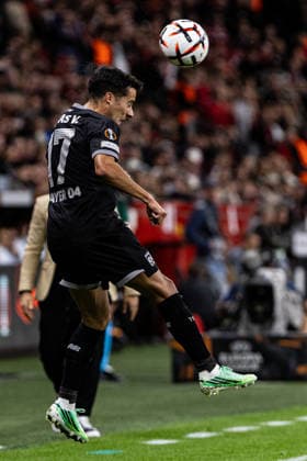 UEFA Europa League: Bayer 04 Leverkusen vs. NK Celje, September 16, 2026; Lucas Vázquez (Bayer 04 Leverkusen); UEFA Europa League, Matchday 1: Bayer 04 Leverkusen vs. NK Celje at BayArena, Leverkusen, September 16, 2026 Copyright: xBEAUTIFULxSPORTS Buriakovx