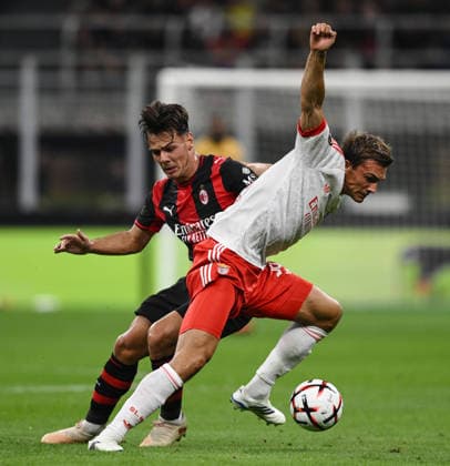 Ec Milano 16 09 2026 - Europa League Milan-Benfica foto Emanuele Comincini Image nella foto: Joao Palhinha-Ardon Jashari