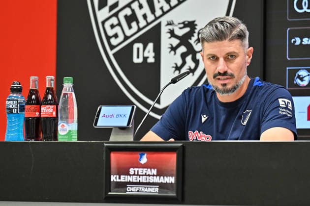 3rd Division: FC Ingolstadt vs. TSG 1899 Hoffenheim II, September 16, 2026, INGOLSTADT, GERMANY September 16. Pictured: Stefan KLEINEHEISMANN, coach of TSG 1899 Hoffenheim II. Isolated photo from the press conference following the 3. Liga match between FC Ingolstadt and TSG Hoffenheim’s second team on Matchday 6 at the Audi Sportpark Copyright: xBEAUTIFULxSPORTS Goldbergx
