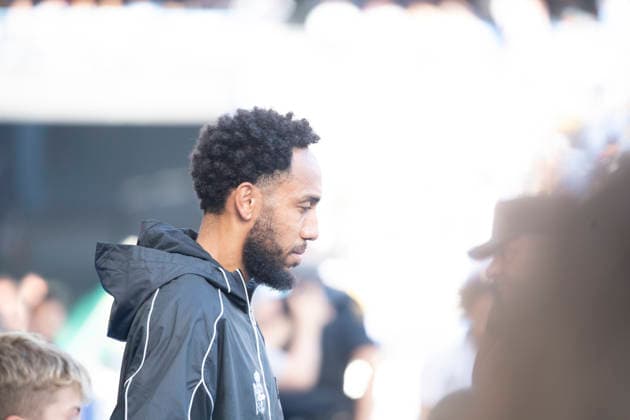 ESP LaLiga EA Sports Deportivo La Coruna Sevilla FC Pierre-Emerick Aubameyang of Deportivo warms up during the LaLiga EA Sports match between Deportivo La Coruna and Sevilla FC, played at Abanca Riazor Stadium in La Coruna, Galicia, on September 16, 2026, in Spain Spain Copyright: xAgenciaxLOFx