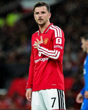 Carabao Cup round 3 Manchester United, ManU v Brighton & Hove Albion Mason Mount of Manchester United in action during the Carabao Cup round 3 match Manchester United vs Brighton & Hove Albion at Old Trafford, Manchester, United Kingdom on 16 September 2026 (Photo by Mark Cosgrove News Images) Manchester Old Trafford Greater Manchester United Kingdom Copyright: xMarkxCosgrove NewsxImagesx
