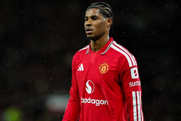 Carabao Cup round 3 Manchester United, ManU v Brighton & Hove Albion Marcus Rashford of Manchester United in action during the Carabao Cup round 3 match Manchester United vs Brighton & Hove Albion at Old Trafford, Manchester, United Kingdom on 16 September 2026 (Photo by Mark Cosgrove News Images) Manchester Old Trafford Greater Manchester United Kingdom Copyright: xMarkxCosgrove NewsxImagesx