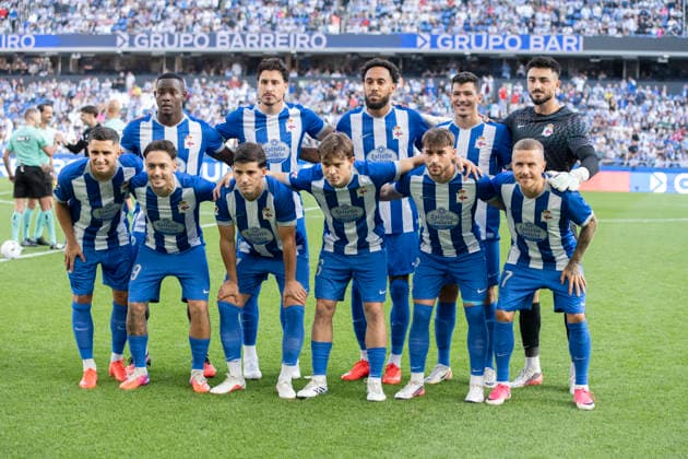 ESP LaLiga EA Sports Deportivo La Coruna Sevilla FC: The Deportivo La Coruna squad during the LaLiga EA Sports match between Deportivo La Coruna and Sevilla FC, played at Abanca Riazor Stadium in La Coruna, Galicia, on September 16, 2026, in Spain. Copyright: xAgenciaxLOFx