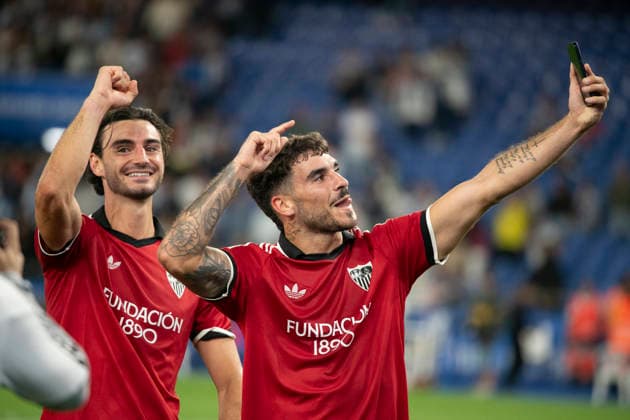 ESP LaLiga EA Sports Deportivo La Coruna vs. Sevilla FC: Isaac Romero of Sevilla during the LaLiga EA Sports match between Deportivo La Coruna and Sevilla FC, played at Abanca Riazor Stadium in La Coruna, Galicia, on September 16, 2026, in Spain. Spain Copyright: xAgenciaxLOFx