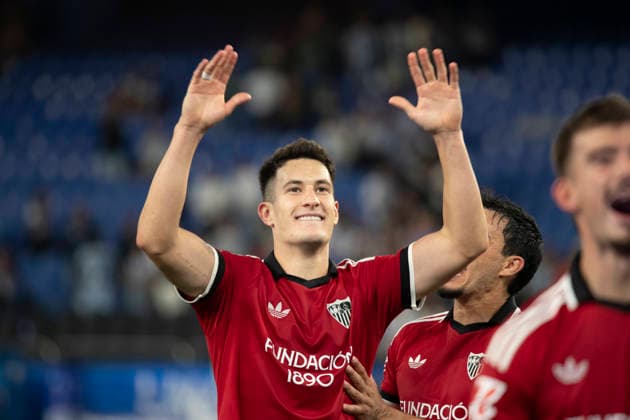 ESP LaLiga EA Sports Deportivo La Coruna vs. Sevilla FC: Andrés López Gallo Castrin of Sevilla during the LaLiga EA Sports match between Deportivo La Coruna and Sevilla FC, played at Abanca Riazor Stadium in La Coruna, Galicia, on September 16, 2026, in Spain. Copyright: xAgenciaxLOFx