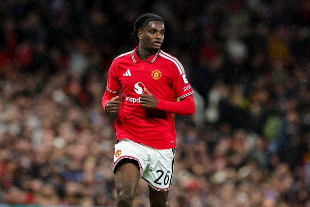Carabao Cup round 3 Manchester United, ManU v Brighton & Hove Albion Ayden Haven of Manchester United in action during the Carabao Cup round 3 match Manchester United vs Brighton & Hove Albion at Old Trafford, Manchester, United Kingdom on 16 September 2026 (Photo by Mark Cosgrove News Images) Manchester Old Trafford Greater Manchester United Kingdom Copyright: xMarkxCosgrove NewsxImagesx