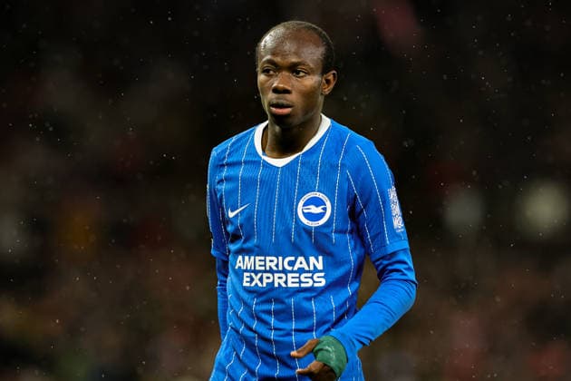Carabao Cup round 3 Manchester United, ManU v Brighton & Hove Albion Malick Yalcouye of Brighton & Hove Albion in action during the Carabao Cup round 3 match Manchester United vs Brighton & Hove Albion at Old Trafford, Manchester, United Kingdom on 16 September 2026 (Photo by Mark Cosgrove News Images) Manchester Old Trafford Greater Manchester United Kingdom Copyright: xMarkxCosgrove NewsxImagesx