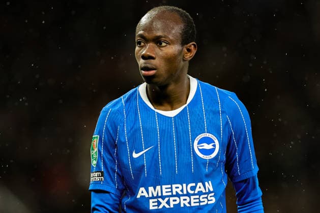 Carabao Cup round 3 Manchester United, ManU v Brighton & Hove Albion Malick Yalcouye of Brighton & Hove Albion in action during the Carabao Cup round 3 match Manchester United vs Brighton & Hove Albion at Old Trafford, Manchester, United Kingdom on 16 September 2026 (Photo by Mark Cosgrove News Images) Manchester Old Trafford Greater Manchester United Kingdom Copyright: xMarkxCosgrove NewsxImagesx