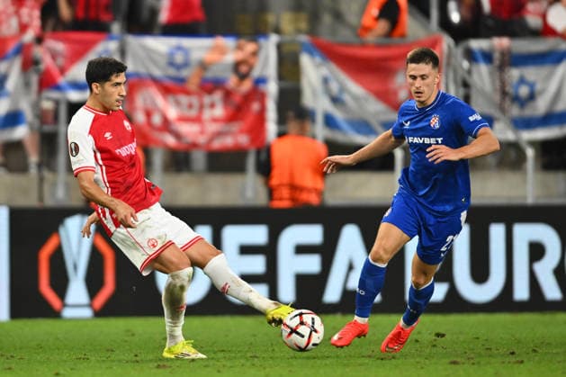 UEFA Europa League: Hapoel Beer-Sheva FC and GNK Dinamo Zagreb Matan Baltaxa plays during the UEFA Europa League game between Hapoel Beer-Sheva FC and GNK Dinamo, Giulesti Stadium in Bucharest, Romania, 16 September 2026. Alex Nicodim Imago Images Copyright: xx