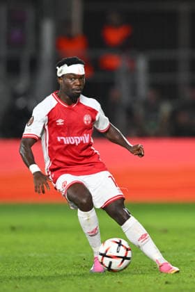 UEFA Europa League: Hapoel Beer-Sheva FC and GNK Dinamo Zagreb Amankwah Forson plays during the UEFA Europa League game between Hapoel Beer-Sheva FC and GNK Dinamo, Giulesti Stadium in Bucharest, Romania, 16 September 2026. Alex Nicodim Imago Images Copyright: xx
