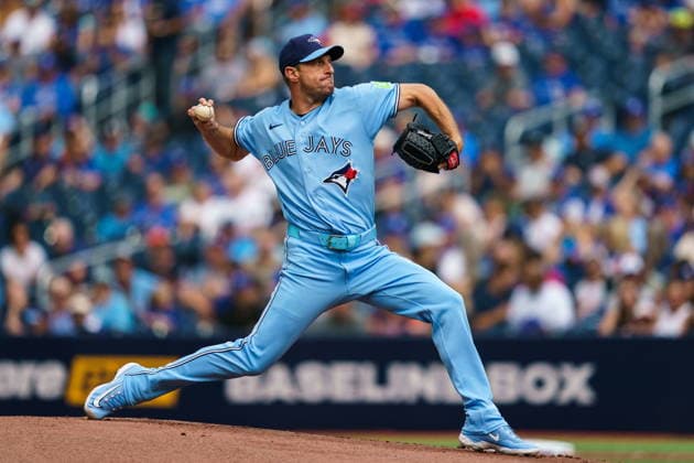 September 16, 2026, Toronto, On, Canada: Toronto Blue Jays Max Scherzer (31) pitches against the Detroit Tigers during first inning MLB, Baseball Herren, USA action in Toronto, on Wednesday, Sept. 16, 2026. Canada News - September 16, 2026  - ZUMAc35_ 20260916_zaf_c35_121 Copyright: xKeitoxNewmanx