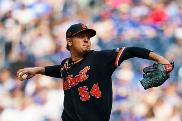 September 16, 2026, Toronto, On, Canada: Detroit Tigers Keider Montero (54) pitches against the Toronto Blue Jays during first inning MLB, Baseball Herren, USA action in Toronto, on Wednesday, Sept. 16, 2026. Canada News - September 16, 2026  - ZUMAc35_ 20260916_zaf_c35_125 Copyright: xKeitoxNewmanx
