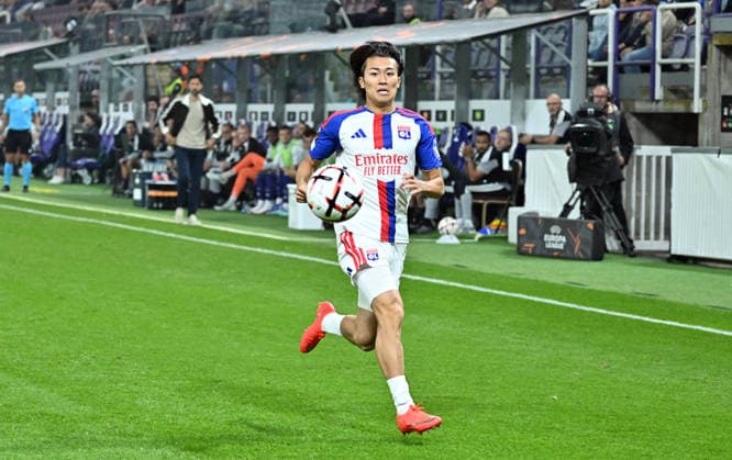RSC Anderlecht v Olympique Lyon - UEFA Europa League BRUSSELS, BELGIUM - SEPTEMBER 16: Olympique Lyon s Keito Nakamura (11) in action during the UEFA Europa League match between RSC Anderlecht and Olympique Lyon at Lotto Park Stadium in Brussels, Belgium, on September 16, 2026. Dursun Aydemir Anadolu Brussels Hoofdstedelijk Gewest Belgium. Editorial use only. Please get in touch for any other usage.  Copyright: x2026xAnadoluxDursunxAydemirx