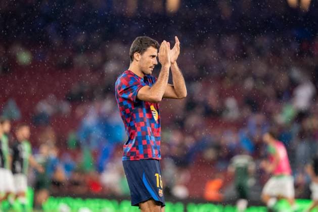 Rodrigo Hernandez Rodri of FC Barcelona, Barca during LaLiga EA Sports between FC Barcelona v Racing Santander played at Spotify Camp Nou Stadium in Barcelona on September 16, 2026 in Spain FC Barcelona vs Racing Santander 900 Cordon Press  900 CordonxPress LOF - FC Barcelona vs Racing Santander