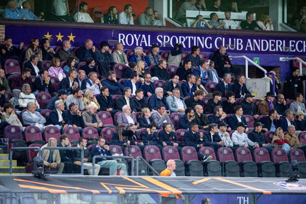 September 16, 2026 UEFA Europa League, RSC Anderlecht vs. Olympique Lyon at Lotto Park Anderlecht Club management including Verschueren and Coucke IMPORTANT NOTICE In accordance with DFL and UEFA regulations, it is prohibited to use or allow the use of photographs taken in the stadium and or during the match in the form of image sequences and or video-like photo series. Copyright: xJordyxFourgonx