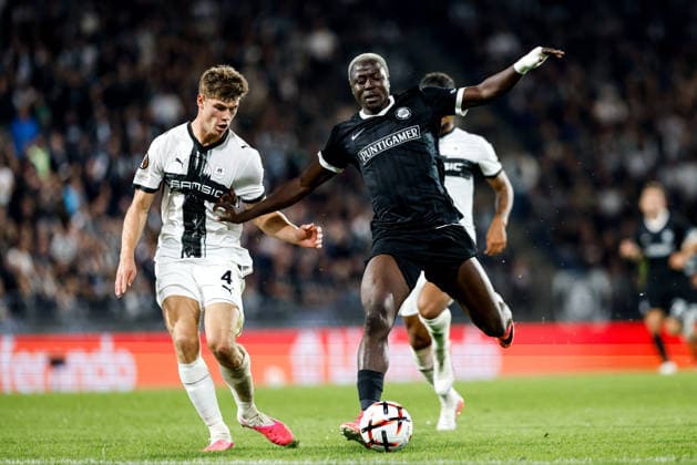SOCCER - UEFA EL, Sturm vs Rennais GRAZ,AUSTRIA,16.SEP.26 - SOCCER - UEFA Europa League, Sturm Graz vs Stade Rennais FC. Image shows Oumar Diakite (Sturm).  GEPAxpictures xJamesxDoak