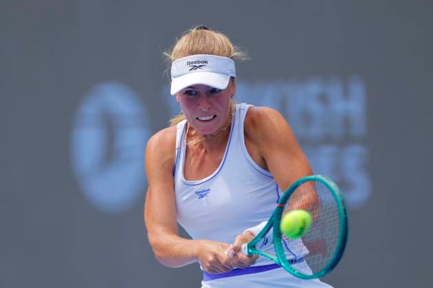 Guadalajara Open tennis tournament Magdalena Frech of Poland in action against Caroline Dolehide of the US during their round-of-16 Women s Singles match at the Guadalajara Open WTA, Tennis Damen 500 in Guadalajara, Jalisco, Mexico, 16 September 2026. Guadalajara Mexico  Copyright: xFRANCISCOxGUASCOx